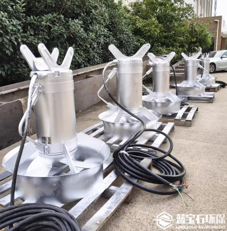 南京藍寶石環(huán)保有限公司與上海某某水處理技術有限公司達成合作——QJB5.5kw沖壓式潛水攪拌機助力高效污水處理