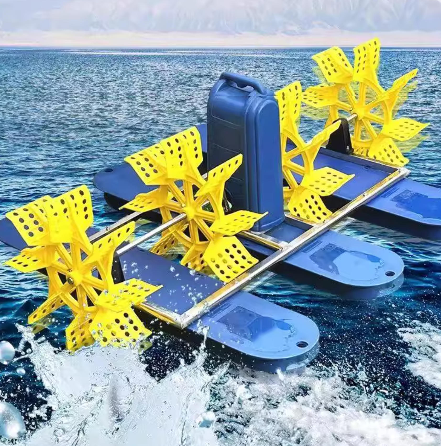 碧水清波，驅(qū)動未來：南京藍(lán)寶石太陽能水車曝氣機(jī)